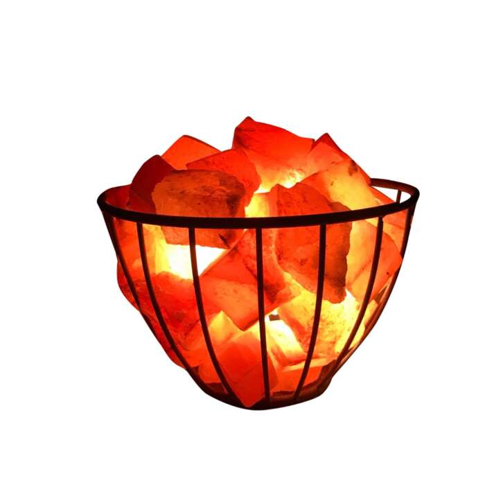 Metal Basket Lamps 7X7X8 inches