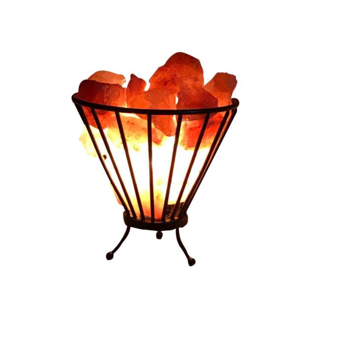 Metal Basket Lamps 6X6X8 inches